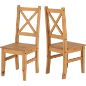 Salvador Dining Chair Distressed Waxed Pine